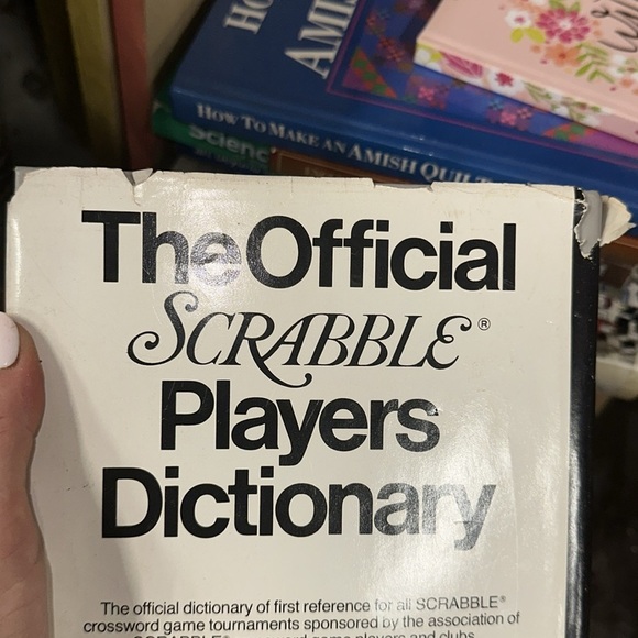 The official scrabble players dictionary large vintage  book - Picture 12 of 12